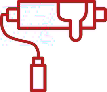 Paint Roller Vector Icon