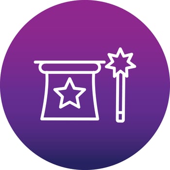 Magic Trick Vector Icon