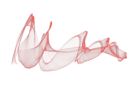 Abstract red color smoke flame transparent background, colorful wave flowing isolated background design png