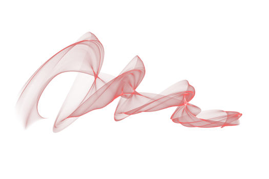 Abstract red color smoke flame transparent background, colorful wave flowing isolated background design png