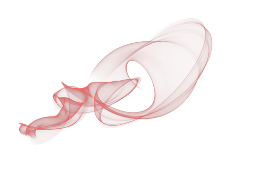 Abstract red color smoke flame transparent background, colorful wave flowing isolated background design png