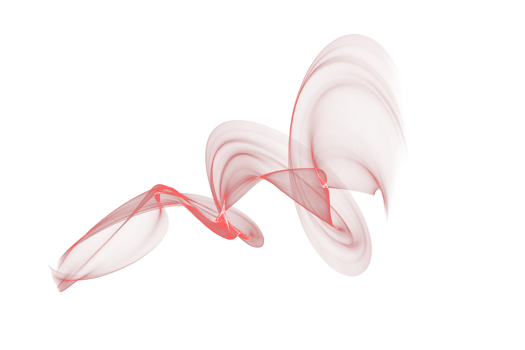Abstract red color smoke flame transparent background, colorful wave flowing isolated background design png
