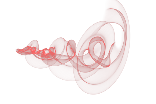 Abstract red color smoke flame transparent background, colorful wave flowing isolated background design png