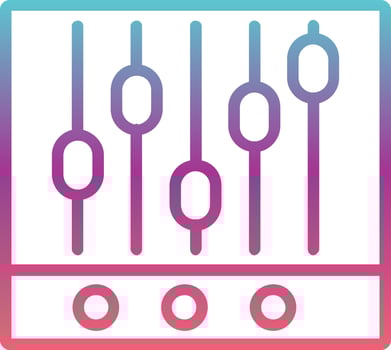 Music Equalizer Vector Icon