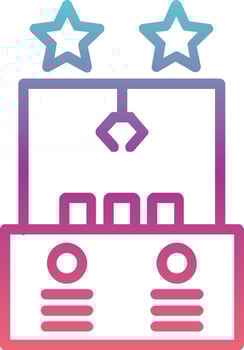 Claw Machine Vector Icon