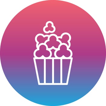 Popcorn Vector Icon