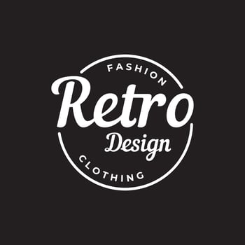 Retro hipster typography Elements Template for clothes shop, cafe, beer shop,restaurant,business,label,poster,vintage brand. vector