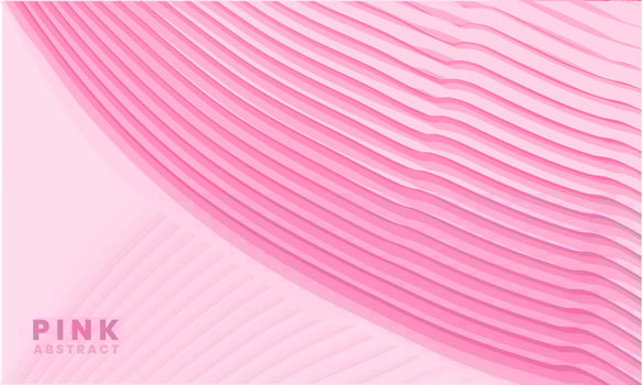 Happy Valentine's day with heart and pink background. abstract soft color with lines. vector