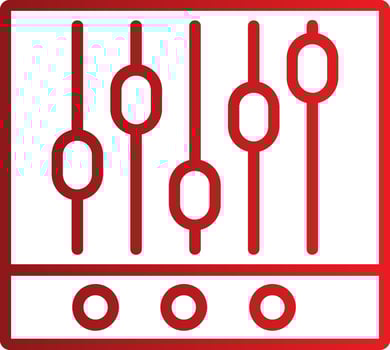 Music Equalizer Vector Icon