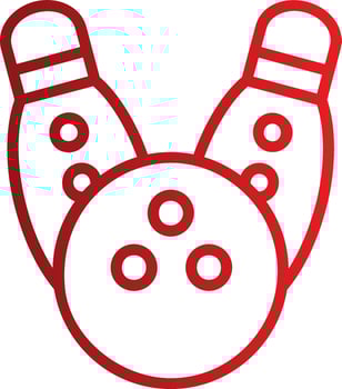 Bowling Vector Icon