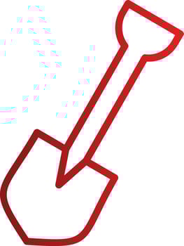 Shovel Vector Icon