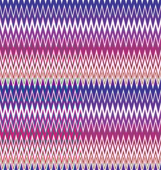 Vector background bright and colorful made of zig zag stripes