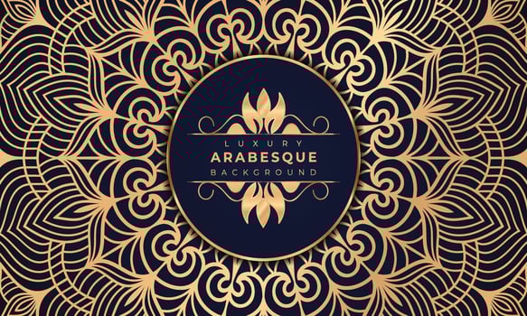 Luxury mandala background Design  Luxury mandala background Design presentation Template  Luxury mandala background with ornamental arabesque style design template premium vector