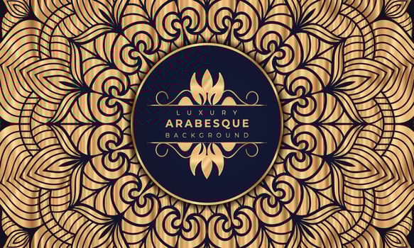 Luxury mandala background Design  Luxury mandala background Design presentation Template  Luxury mandala background with ornamental arabesque style design template premium vector