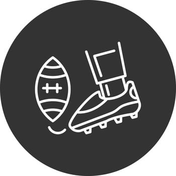 Free Kick Creative Icon Design vector
