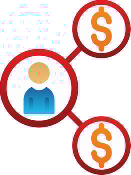 Affiliate Marketer Vector Icon Design