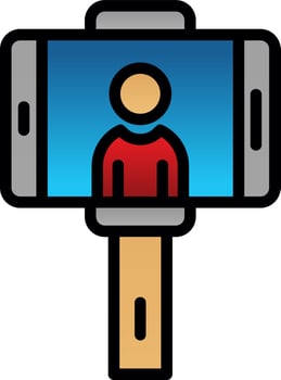 Vlogger Vector Icon Design