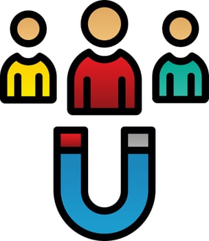 Lead Generation Vector Icon Design