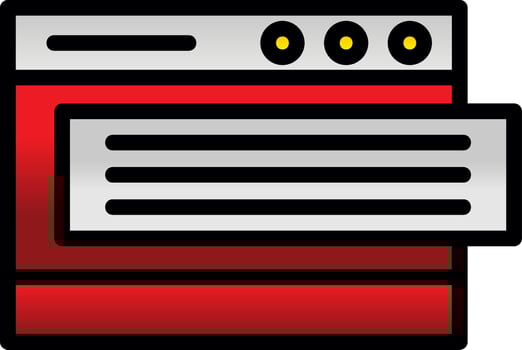 Blogger Vector Icon Design