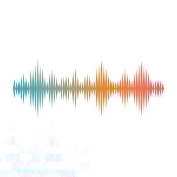 Sound waves vector illustration