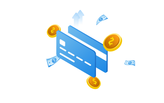 Financial management concept and investment, Flat design of payment and finance with money, cash, banknote, calculator and credit card. png