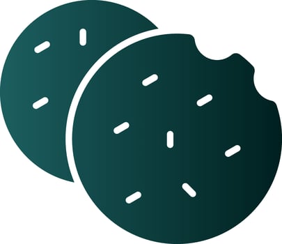 Chocolate Chip Vector Icon Design