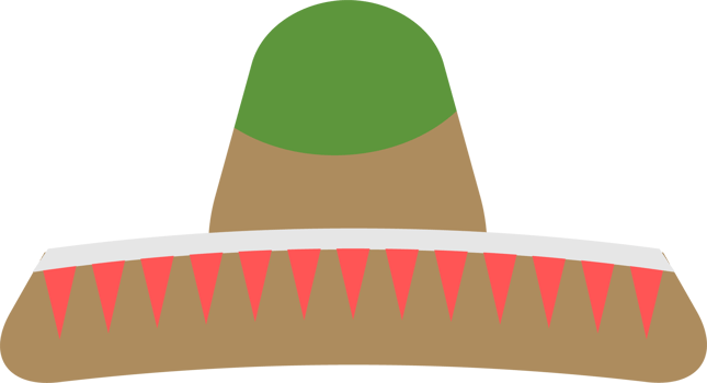 Mexican hat icon png