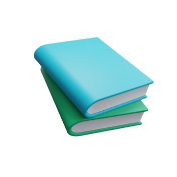 3d books. 3d rendering illustration. png
