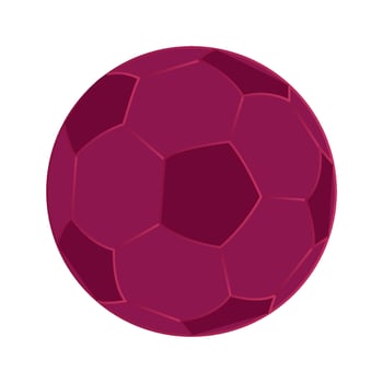 Vector Soccer ball on white background. Vector illustration on white background