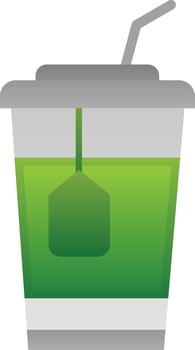Ice Tea Vector Icon Design
