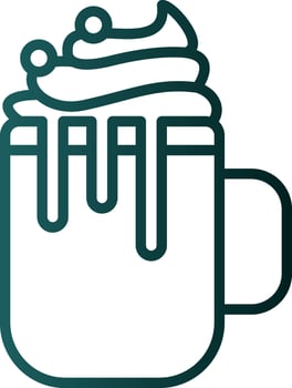 Hot Chocolate Vector Icon Design