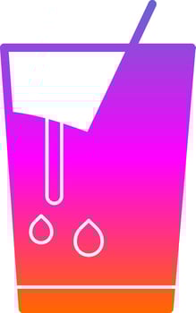 Chocolate Milk Vector Icon Design
