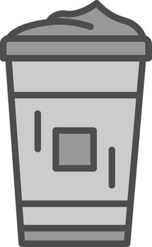 Cappuccino Vector Icon Design