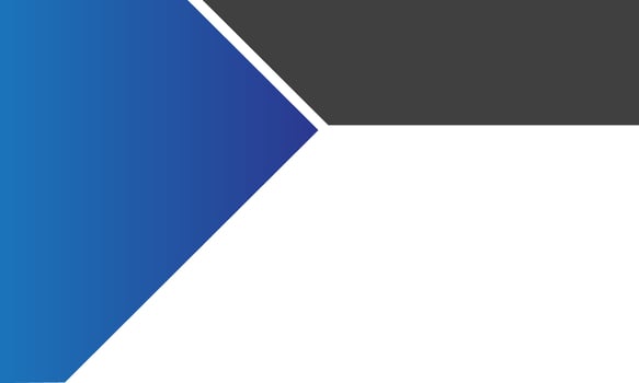 Blue Black White shape banner . white vector background for Business presentation