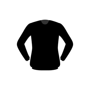 Long sleeve t-shirt icon vector design