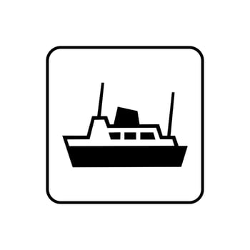 Ship icon vector design