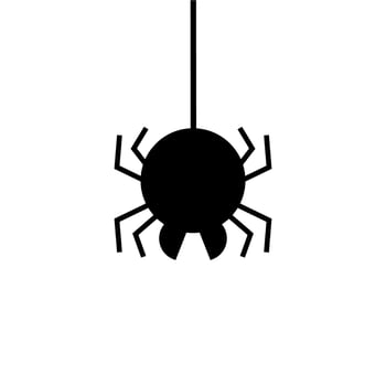 Spider silhouette vector design