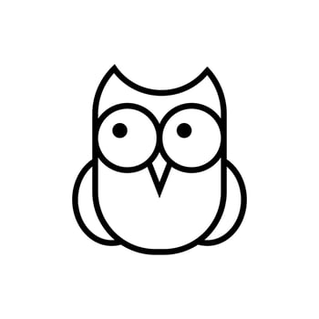 Cute owl vector design
