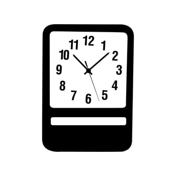 Wall clock vector design