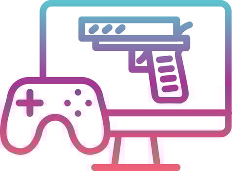 Shooting Game Vector Icon