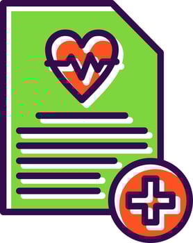 Health Check Vector Icon Design