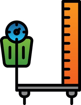 Body Mass Index Vector Icon Design