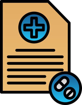 Prescription Vector Icon Design