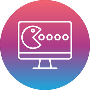 Computer Game Vector Icon