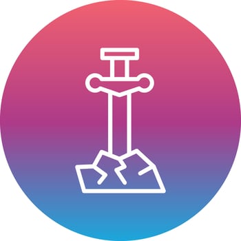 Excalibur Vector Icon
