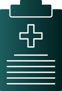 Medical Report Vector Icon Design