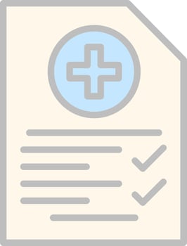 Patient Checklist Vector Icon Design