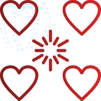 Hearts Vector Icon