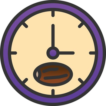 Clock Vector Icon Design