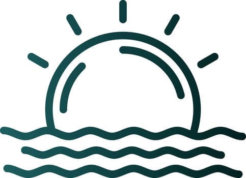 Sunrise Vector Icon Design